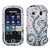 Frosty With Full Rhinestones Hard Protector Case Cover For Samsung Seek SPH ....