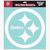 Pittsburgh Steelers Die Cut Car Window Sticker Decal (8x8 Inches)