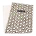 Ah Goo Baby Burp Cloth 100% Cotton, Unisex, 14 \, White Choc Circles Pattern