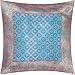 ShalinCraft Pillow Cover Decor Accessories India Christmas Gift Ideas Silk Fabric 16x16 inches (bcbr333)