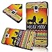 Seedan Hakuna Matata Painting Case for Samsung Galaxy Note 4 Protective Hard Slim Design Cover Skin Super Light