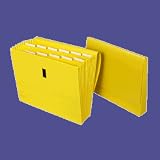 expanding file with velcro closure, 13 pockets, letter, red (GLW38302)
