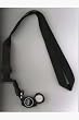 BelOMO 10x Triplet Loupe Folding Magnifier with attached plain black nylon lanyard with quick release buckle