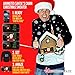 Digital Dudz Santa's Cabin Ugly Christmas Sweater
