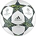 adidas Performance Champion's League Finale Top Training Soccer Ball, White/Vapor Steel Grey/Tech Green, Size 4