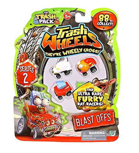 Trash Pack Trash Wheels Series 2 Blast Offs 4-pack