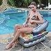Babrit Pool Lounger Swimming Inflatable Raft Folding Pool Float for Beach