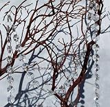 30 feet Clear Faux Crystal Beads Chain Garland