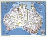 National Geographic Australia Map: 29 3/4 X 23 1/2 (NG Country & Region Maps)