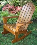 618ZaLseyzL. SL160  Chinese Oak Adirondack Rocker in Oil Stain (Stain) (47.25H x 26.75W x 33.86D) Reviews