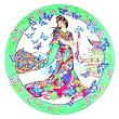 Butterfly Maiden 500pc Round Jigsaw Puzzle by Marty Noble
