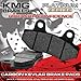 KMG® 2004-2011 Honda VTX 1800 N1 N2 N3 Front + Rear Carbon Kevlar Organic NAO Brake Pads Set