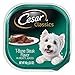 Cesar Minis Wet Dog Food Tender Loaf in Sauce, Angus Beef Flavor, (24) 2.64 oz. Easy Peel Twin Pack Trays