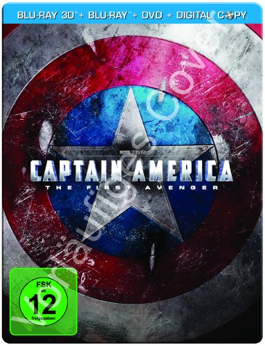 Captain America SteelBook (exklusiv bei Amazon.de) [3D Blu-ray]