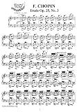 Chopin Etude Op. 25 No. 3: Instantly download and print sheet music