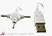Electronics : USB to 3 WAY DC Jack Plug