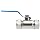 Polyconn PCDBV Series Duratec Nickel-Plated Brass Ball Valve, NPT Male
