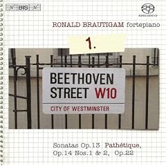 Beethoven: Complete Works for Solo Piano Vol 1 - Sonatas Op 13 Path�tique, Op 14 Nos 1 & 2, Op 22 /Brautigam