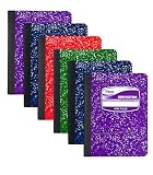 Mead Composition Book Wide Ruled, 100 sheets, 6 Piece