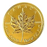 【メイプルリーフ金貨】 メイプル金貨 1/10オンス カナダ王室造幣局発行 3.11gの純金 コイン　K24 保証書付き