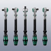 Wera Zyklop 8100 SB 3 3/8-Inch SAE Ratchet Set, 17-Piece