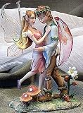 *NEW, Forever, PORCELAIN RESIN, HAND PAINTED, Fairy Couple, Cute Series, BEAUTIFULLY, DETAILED, Inspired, By, Linda Biggs Art, Dragonsite, MUNRO, Actual Edition Number Varies, New, Full color, DRAGONSITE, BOX, FAIRES, Measures, Approx. 4. x 6.5 INCHES [BOOK]