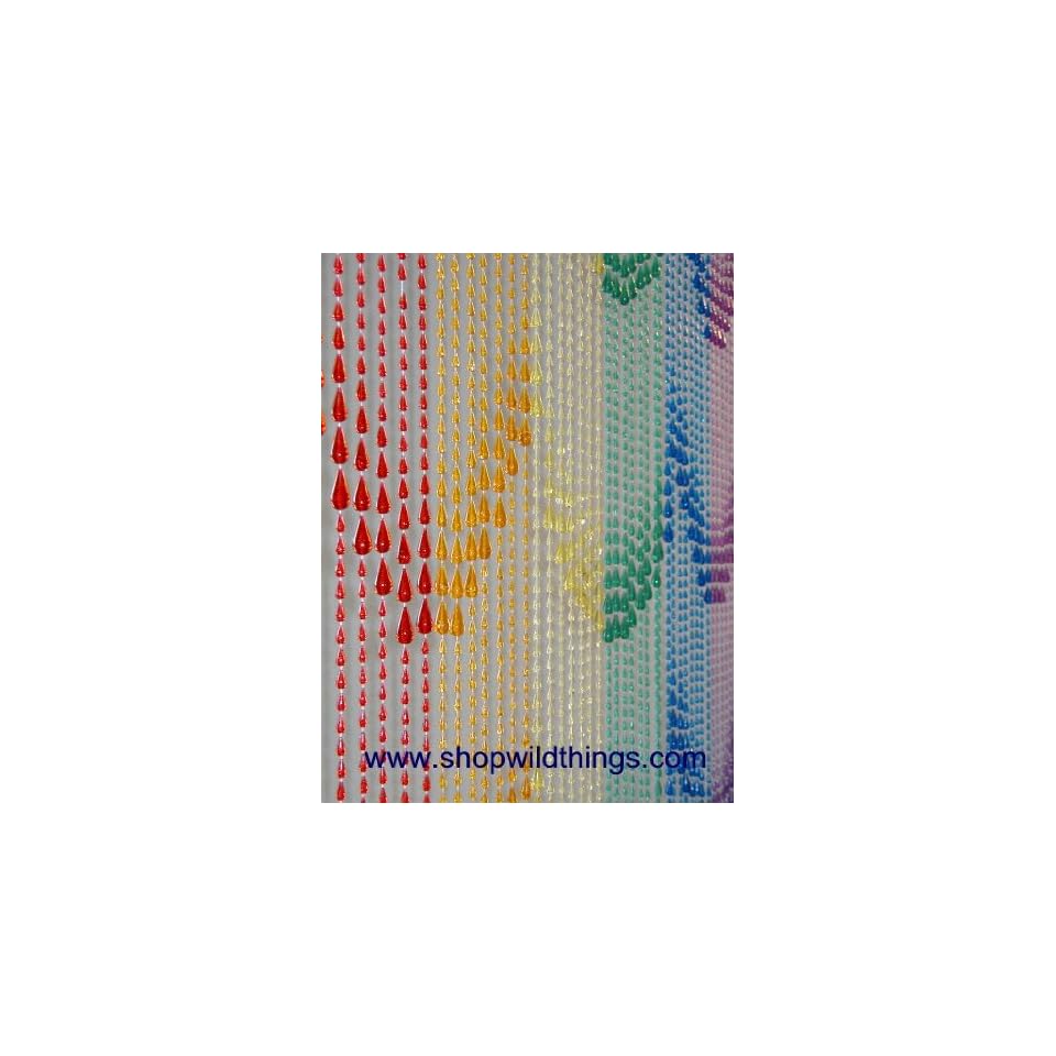 Raindrops Rainbow Non Iridescent Beaded Curtain On Hit Tv Show