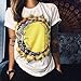 Lookatool Women Loose Sunflowers Printing Short Sleeve Blouse Vest Tops T-Shirt