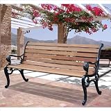 VIFAH V1358 Lion Steel Park Bench