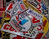 Crash Daddy Racing Decal Sticker 45 Piece Assortment