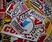 Crash Daddy Racing Decal Sticker 45 Piece Assortment