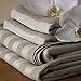 LinenMe Set of 2 Hand and Guest Towels Natural Striped Lucas, 13