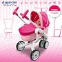SMOBY - 550389 - Poup�es  - Poussette 3 roues + la&hellip de Smoby