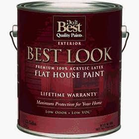 - W35W00796-16 Best Look Latex Flat 100% Acrylic House Paint