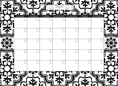 WallPOPS Dry Erase, Kolkata Black Calendar
