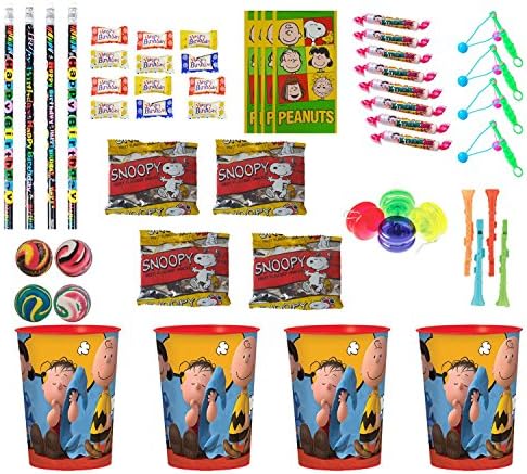 The Peanuts Pre-Filled Favor Set (4 Pack)