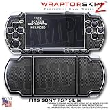 Carbon Fiber and Chrome WraptorSkinz Skin and Screen Protector Kit fits Sony PSP Slim