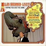 Allan Sherman Allan Sherman - Live!!! (Hoping You Are the Same) 1966 USA vinyl LP W1649
