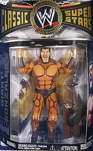GIANT GONZALES - CLASSIC SUPERSTARS 16 WWE TOY WRESTLING ACTION FIGURE