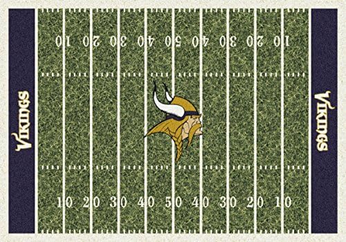 Minnesota Vikings NFL Area Rug - Home Field (3'10" x 5'4")