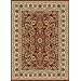 Home Dynamix Royalty Red 92-Inch-by-124-Inch Traditional Area Rug