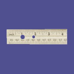 Childrens Toyshop  Office Products : ACM10702 - Hardwood Ruler, English/Metric, 12 Long, Wood