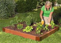 Frame It All SBX-FNP 4-by-4-Foot Raised Garden Bed