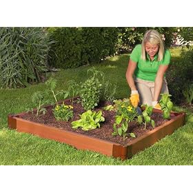 Frame It All Raised Garden Bed 4 Foot x 4 Foot by