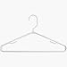 Tamor Plastics Corp. 6808/10WH.14 Cheerful Tubular Plastic Hanger