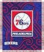 Philadelphia 76ers NBA Triple Woven Jacquard Throw (Tattoo Series) - 48x60