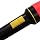 Dorcy 41-1482 Deluxe Signal Wand Flashlight with Safety Cone, 30-Lumens, Black Finish