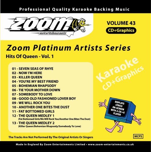 Queen - Zoom Karaoke CD+G - Platinum Artists 43: Queen 1 - Zortam Music