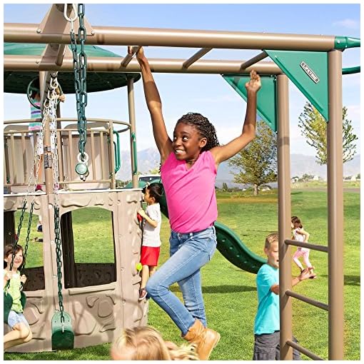 Lifetime 90630 Products Adventure Tower Deluxe Playset, Green Epic