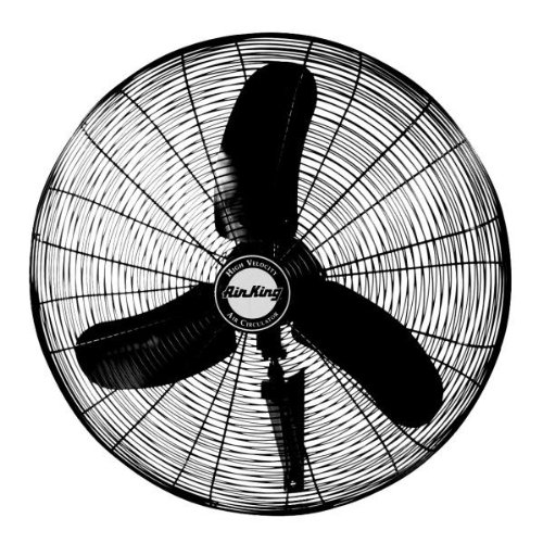 Air King 9075 1/3 HP Industrial Grade Oscillating Wall Mount Fan, 30-Inch